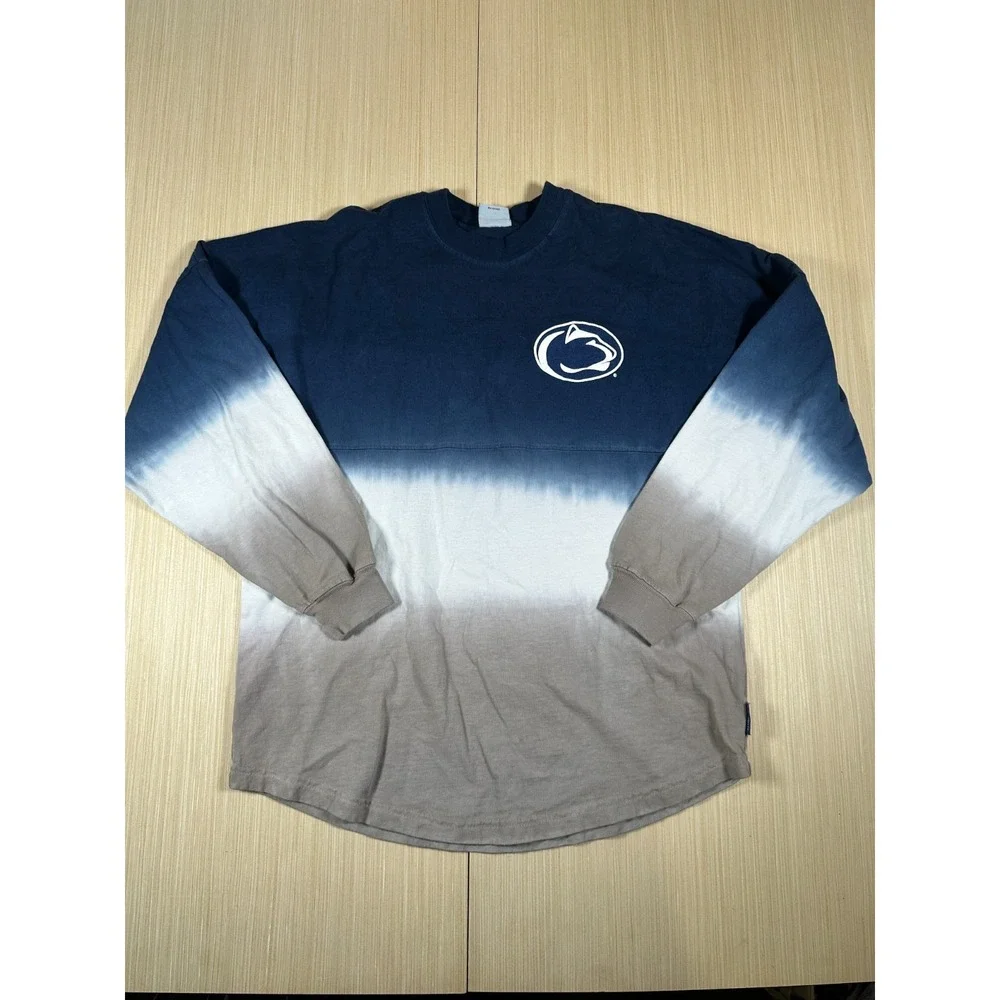 Spirit Jersey Penn State Nittany Lions Football Shirt Mens Small Blue Colorblock